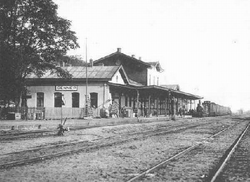 Foto van het station Gennep ca. 1920